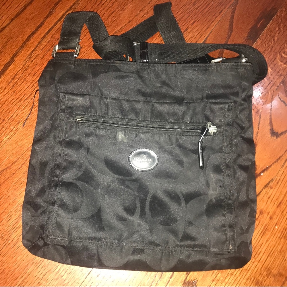 Black coach crossbody